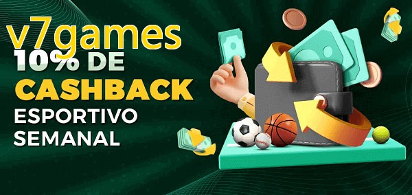 10% de bônus de cashback na v7games